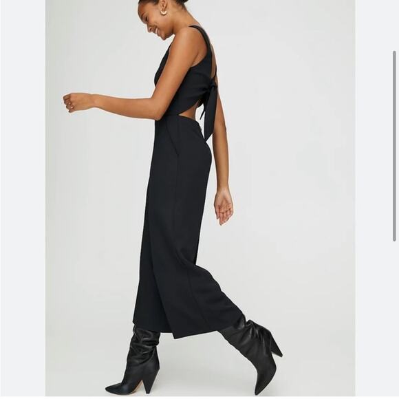 Aritzia Wilfred Ecoulment Wide Leg Jumpsuit Size 0 - Picture 2 of 11